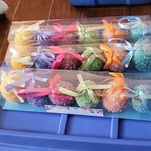 Pier 1 Glitter Egg Ornaments